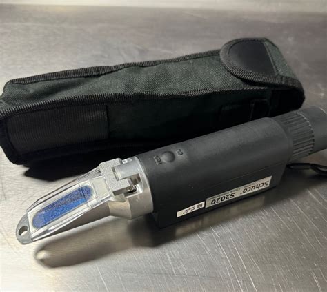 how to calibrate a veterinary refractometer schuco|refractometer central scale.